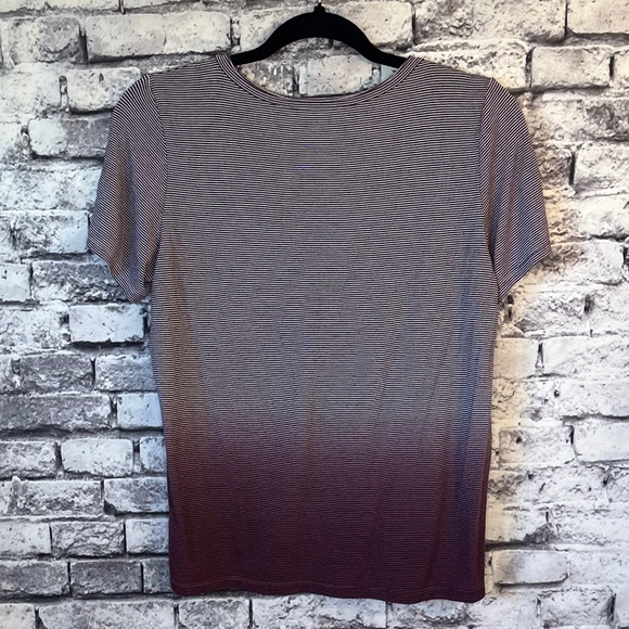American Eagle Ombre Striped Shirt Sizer M - Picture 3 of 7
